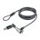 Candado antirrobo portátil StarTech.com NANOK-LAPTOP-LOCK 2m Nano doble llave acero zinc