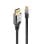 Cable Lindy 36310 Mini DisplayPort a DisplayPort 0,5m Macho/Macho Resolución 4K Gris