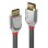 Cable DisplayPort Lindy 36302 2m macho-macho 1.4 8K 60Hz chapado en oro gris