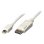 Cable Lindy 41058 3m Mini DisplayPort a DisplayPort Macho/Macho Blanco 4K 1.2 Oro