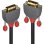 DVI-D Kabel Lindy 36222 2m Stecker/Stecker Dual Link Gold Schwarz PVC