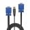 Kabel Lindy 32187 3 m VGA USB 15 Way HD Schwarz Blau Kabel Lindy 32187 3 m VGA USB 15 Way HD Schwarz Blau