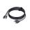 Cable KVM HDMI y USB 3.0 1,8m Negro 4K 60Hz USB 5Gbps HDR10 TPE KVM Switch