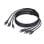 Câble KVM StarTech.com 1,8m USB 5Gbps et DisplayPort 4K 60Hz
