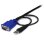 Cable KVM USB VGA 3m StarTech SVUSBVGA10 Ultra Delgado Macho/Macho Negro
