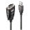 Cable Lindy 42686 USB tipo A a DB-9 1,1m Negro Certificación CE FCC Macho-Macho