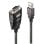 Cable Lindy 42686 USB tipo A a DB-9 1,1m Negro Certificación CE FCC Macho-Macho