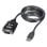 Cable Lindy 42686 USB tipo A a DB-9 1,1m Negro Certificación CE FCC Macho-Macho