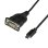 Adaptateur USB-C StarTech DB9 RS232 0,4 m avec Memory COM Retention