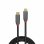 Cable USB-C Lindy 36903 2m chapado en oro USB 3.2 Gen 2 20Gbit/s 100W Negro