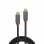Cable USB-C Lindy 36903 2m chapado en oro USB 3.2 Gen 2 20Gbit/s 100W Negro