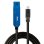 Cable USB C Lindy 43381 8m USB 3.2 Gen 1 5Gbps Macho/Hembra Níquel/Dorado Negro/Azul