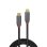 Cable USB C Lindy 36902 1,5m 10Gbps Chapado Oro Negro/Gris PVC RoHS