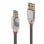 Cable USB Lindy 36664 5m USB 3.2 Gen 1 A a B Macho Chapado Oro Gris