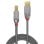 Cable USB Lindy 36644 5m USB 2.0 USB A macho a USB B macho contactos chapados en oro gris