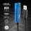 Lindy 43157 Cabo Blindado USB 3.2 Gen1 Macho/Fêmea 10m 5Gbit/s Preto
