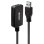 Cable USB Lindy 43155 5m USB 3.2 Gen 1 Macho-Hembra Blindado Chapado en Oro Negro