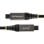 USB-C-Kabel 10Gbps 100W Power Delivery DP Alt Mode 0,5m Grau Schwarz