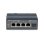 Switch industriale LevelOne IGP-0501 4 porte Gigabit PoE+ 1 SFP IP30 metallo DIN rail