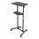 Atril Móvil Gembird TVS-DESK-01-BK Ajustable Noir 20 kg 1110 - 1345 mm MDF