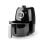 Friteuse à air Nedis KAAF120FBK 2,4L 200°C Timer 30 min Alu/Noir