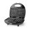 Nedis KAWP200BK Máquina de Waffles 2 waffle 750 W Preta, Prateada