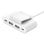 Hub USB Belkin BUZ001bt2MWHB7 4 Puertos USB 3.2 Gen 1 Tipo A/C Blanco 2m