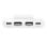 Hub USB Belkin BUZ001bt2MWHB7 4 Puertos USB 3.2 Gen 1 Tipo A/C Blanco 2m