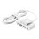 Hub USB Belkin BUZ001bt2MWHB7 4 Puertos USB 3.2 Gen 1 Tipo A/C Blanco 2m
