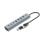 Hub USB Conceptronic HUBBIES20G 7 Puertos USB 3.2 Tipo-C y Tipo-A Aluminio Gris 0,25m