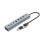 Hub USB Conceptronic HUBBIES20G 7 Puertos USB 3.2 Tipo-C y Tipo-A Aluminio Gris 0,25m