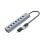 Hub USB Conceptronic HUBBIES21G 7 Portas USB 3.2 Gen 1 5000 Mbit/s Alumínio Cinzento