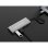 Hub USB Conceptronic HUBBIES15G 4 Puertos USB 3.2 Gen 2 Type-C/Type-A Aluminio 100W Gris