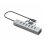 Hub USB i-tec 7 Puertos Metal USB-C/USB-A 5 Gbps Carga Activa Gris
