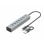 Hub USB i-tec 7 Puertos Metal USB-C/USB-A 5 Gbps Carga Activa Gris
