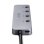 Hub USB Lindy 43383 4 Puertos USB 3.2 Gen 1 Type-C Gris Aluminio 5000 Mbit/s
