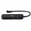 Hub USB Lindy 43334 4 Puertos USB 3.2 Gen 2 Type-C/Type-A 100W Negro ABS/Aluminio