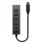 USB 3.2 Gen 1 Lindy 43325 Type-C Type-A 4Ports 5000 Mbit/s Gris Aluminium