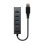 Hub USB Lindy 43324 4 Ports USB 3.2 Gen 1 5Gbps Aluminium/Kunststoff Schwarz 0,3m