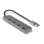 Hub USB Lindy 43309 4 Puertos USB 3.2 Gen 1 Aluminio ABS Gris 5Gbps