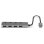 Hub USB Lindy 43309 4 Puertos USB 3.2 Gen 1 Aluminio ABS Gris 5Gbps