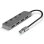 Hub USB Lindy 43309 4 Puertos USB 3.2 Gen 1 Aluminio ABS Gris 5Gbps