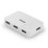 Hub USB Lindy 43143 4 Puertos USB 3.2 Gen 1 5000 Mbit/s Blanco