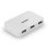 Hub USB Lindy 43143 4 Puertos USB 3.2 Gen 1 5000 Mbit/s Blanco