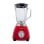 Batidora de vaso Sogo SS-5565 Acero Inoxidable 500W 1,5L Jarra de Cristal Rojo Pulse Picahielos