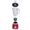 Batidora de vaso Sogo SS-5565 Acero Inoxidable 500W 1,5L Jarra de Cristal Rojo Pulse Picahielos