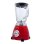 Batidora de vaso Sogo SS-5565 Acero Inoxidable 500W 1,5L Jarra de Cristal Rojo Pulse Picahielos