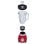 Batidora de vaso Sogo SS-5565 Acero Inoxidable 500W 1,5L Jarra de Cristal Rojo Pulse Picahielos