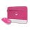 Funda para portátil Pantone 15.6" con ratón inalámbrico, acolchada, rosa, USB, universal