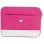 Funda para portátil Pantone 15.6" con ratón inalámbrico, acolchada, rosa, USB, universal